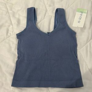 Women’s Altar’d State AS Revival Smoky Blue Tank Top One Size NWT